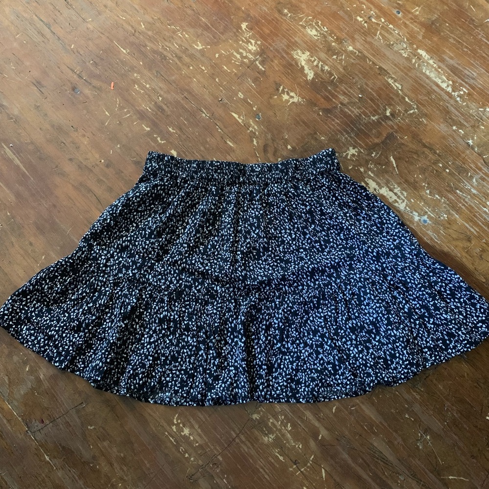 Lorimer Black & White Skater Skirt